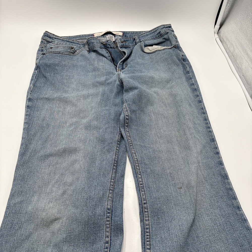 Jane Doe Blue Jeans Denim Women's Size‎ 14 98% Cotton 2% Spandex Faded 5 Pocket